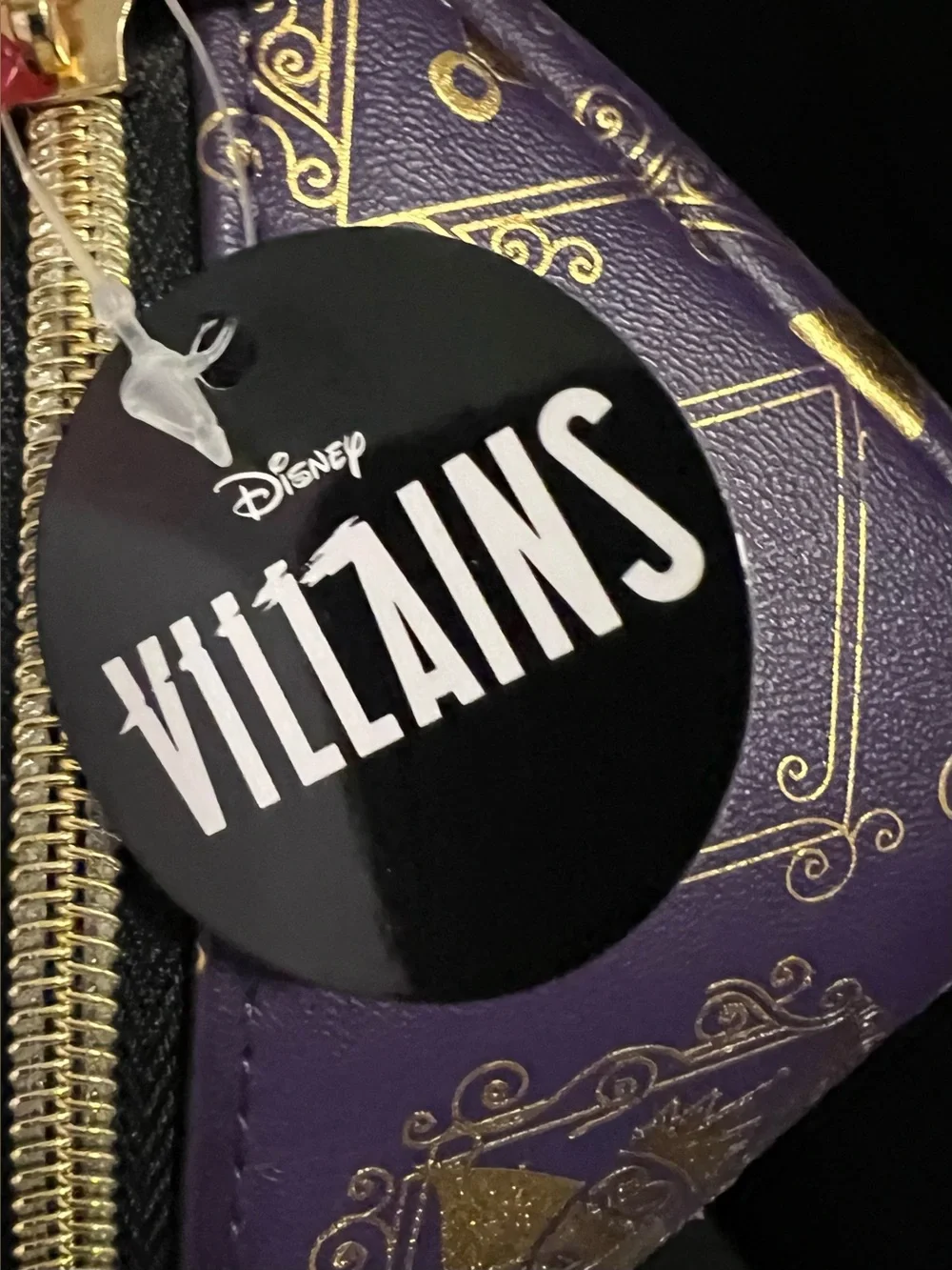 Bath & Body Works / Disney Villains Purple/Gold Make up bag
